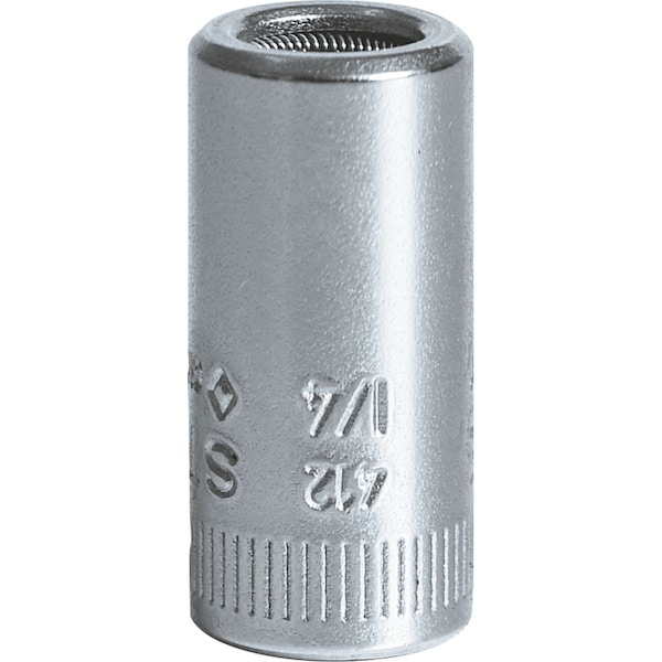 6, 3 mm (1/4") Bit holder internal hex inside square L.25 mm